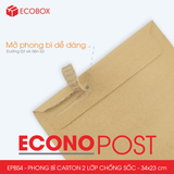  EPBS4 - 34x23 cm - Combo 20 phong bì carton 2 lớp chống sốc 