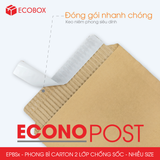  EPBSx - Nhiều size - Combo 20 phong bì carton 2 lớp chống sốc 