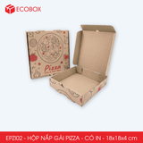  EPZI02 - Combo 20 hộp nắp gài pizza in - 18x18x4 cm 