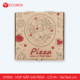  EPZI02 - Combo 20 hộp nắp gài pizza in - 18x18x4 cm 