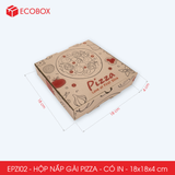  EPZI02 - Combo 20 hộp nắp gài pizza in - 18x18x4 cm 