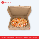  EPZI04 - Combo 20 hộp nắp gài pizza in - 22x22x4 cm 