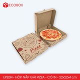  EPZI04 - Combo 20 hộp nắp gài pizza in - 22x22x4 cm 