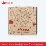  EPZI06 - Combo 20 hộp nắp gài pizza in - 26x26x4 cm 