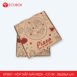  EPZI07 - Combo 20 hộp nắp gài pizza in - 28x28x4 cm 