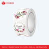  ESCK14 - Cuộn Sticker Thank You tròn - Nhiều thiết kế - 2.5cm - [500 tem/cuộn] 