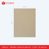  ETBCL21 - Combo 10 tấm bìa carton lạnh - A3 - 2 lớp - 29.7x42 cm 
