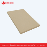  ETBCL21 - Combo 10 tấm bìa carton lạnh - A3 - 2 lớp - 29.7x42 cm 