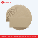  ETBCL31 - Combo 10 tấm bìa carton lạnh - A3 - 3 lớp - 29.7x42 cm 