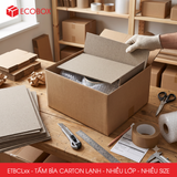  ETBCLxx - Combo 10 tấm bìa carton lạnh - Nhiều size - Nhiều lớp 