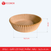  EFGL1 - Combo 100 miếng giấy lót nồi chiên không dầu - 16.2x4 cm 