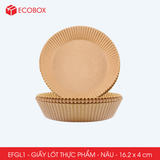  EFGL1 - Combo 100 miếng giấy lót nồi chiên không dầu - 16.2x4 cm 