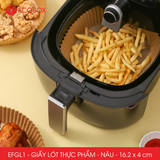  EFGL1 - Combo 100 miếng giấy lót nồi chiên không dầu - 16.2x4 cm 