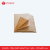  EGK5N - Combo 100 tấm giấy Kraft gói hàng - Khổ A3 - Nâu - 42x29.7 cm 