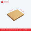  EGK7N - Combo 100 tấm giấy Kraft gói hàng - Khổ A5 - Nâu - 14.8x21 cm 