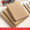  EGK7N - Combo 100 tấm giấy Kraft gói hàng - Khổ A5 - Nâu - 14.8x21 cm 