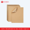  EGK7N - Combo 100 tấm giấy Kraft gói hàng - Khổ A5 - Nâu - 14.8x21 cm 