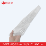  EKN01 - Combo 20 khay nhựa 7 ngăn - 31x31x3 cm 