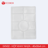  EKN02 - Combo 20 khay nhựa 9 ngăn - 40x30x4 cm 