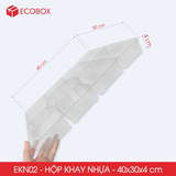  EKNx - Combo 20 hộp khay nhựa - Nhiều size 