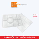 EKNx - Combo 20 hộp khay nhựa - Nhiều size 
