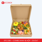  EPZ.CB01- Combo 20 hộp mẹt gà kèm khay nhựa 7 ngăn 