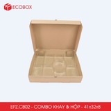 EPZ.CB02- Combo 20 hộp mẹt gà kèm khay nhựa 9 ngăn 