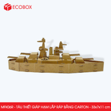  EFK06R - Thiết giáp hạm lắp ráp bằng carton - 33x7x11 cm 