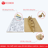  EFK06R - Thiết giáp hạm lắp ráp bằng carton - 33x7x11 cm 