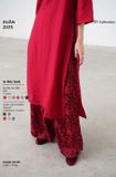  W - Áo dài Hạ Viên quần Hạ Vân MAGENTA VINTAGE 