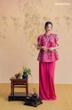  W - Áo hồng quần hồng sen DINGDANG 