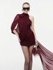 Cho thuê váy đỏ ngắn thun ôm body MOLLYNISTA đi chơi sang chảnh