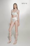  Bikini trắng kem khăn quấn SEXY M - CÓ 2BỘ SIZE S 