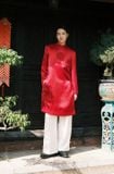 W - Áo dài đỏ MINH HỶ ĐINH 