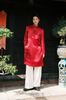Áo dài đỏ MINH HỶ ĐINH đi tiệc đẹp