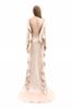 Váy nude MAYA dài đính hoa bên hông N90 đi tiệc đẹp