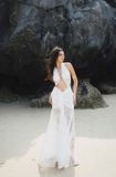  Váy trắng ren ôm body sexy XITA 