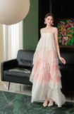  Váy hai dây xếp tầng ren HOIVU 