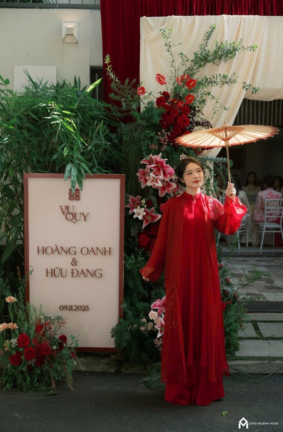  ÁO CHOÀNG HỶ LOAN ĐỎ LALIN 