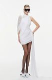  Váy trắng ngắn thun ôm body MOLLYNISTA 