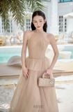  Váy nâu yếm xoè công chúa ROSIE 