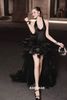 Cho thuê váy đen ngắn corset cổ yếm kèm choàng rời  BANDAGE DRESS đi chơi sang chảnh