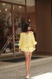  Bikini bộ màu vàng áo bẹt vai XITA 