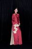 Áo dài đỏ LAM KHUE đi chơi đẹp