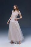  Váy Angelica trắng ngắn tay xoè  JOSEPHINE 