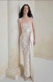  Váy nude hai dây thắt nơ eo HUONG BOUTIQUE 