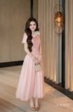  Váy hồng voan xoè CALISTADEMINHTHANH 