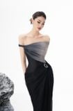  Váy đen dài ôm body BYDI 