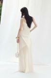  Váy kem voan dập ly hoa ngực MUST HAVE 