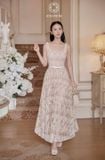  Váy nude xoè dài Rika Dress JOSEPHINE 